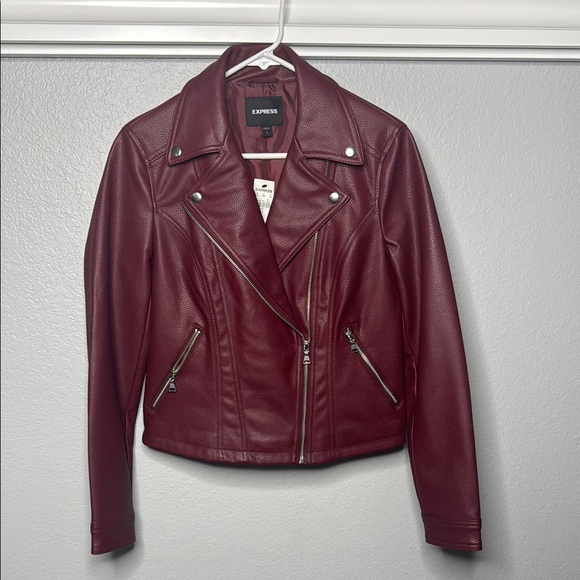 Express Burgundy Jacket - Picture 2 of 9
